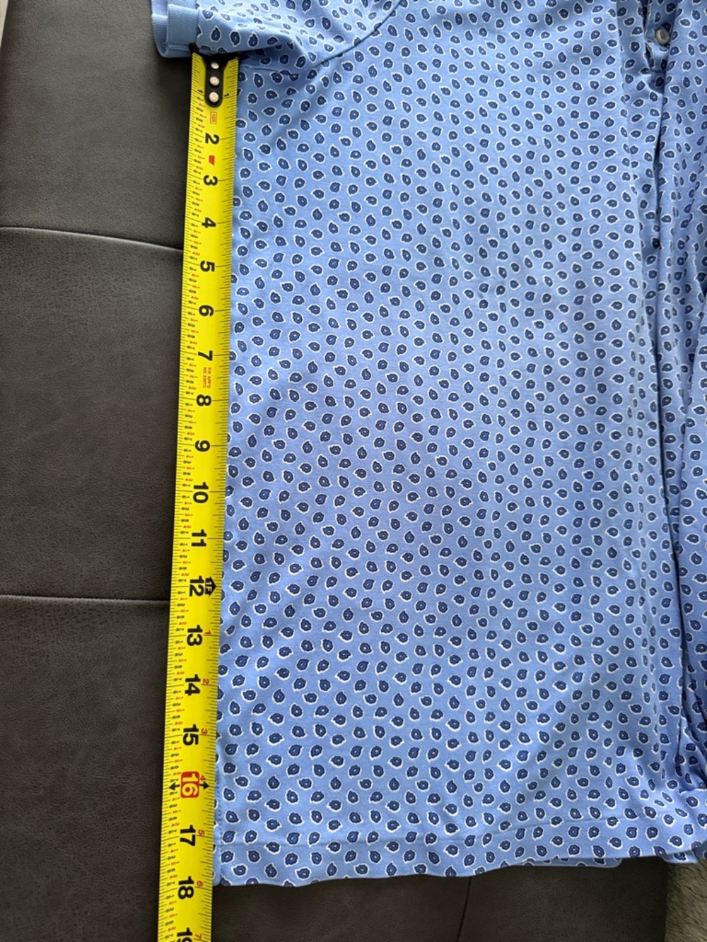 Polo by Ralph Lauren Light Blue Mini Dot Polo Shirt - Picture 4 of 6
